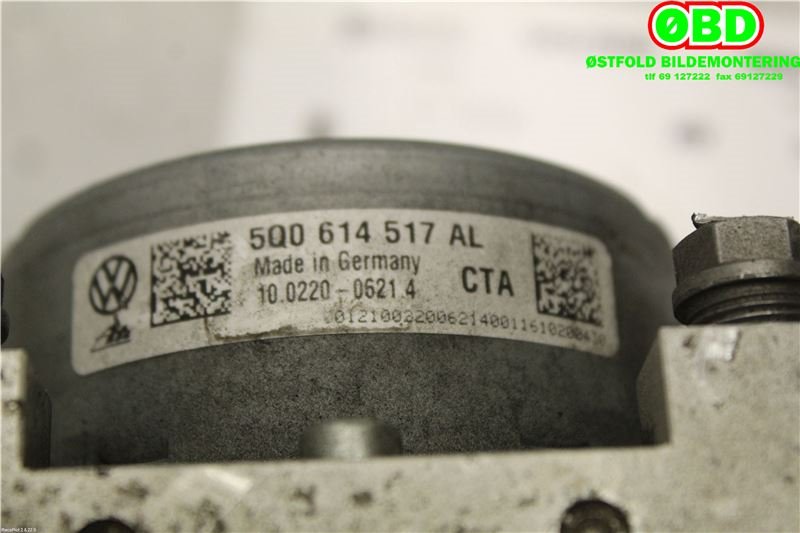 ABS sentral til VW e-Golf 2014-2017 (Fase 1)  (VOLKSWAGEN|5Q0 614 517 AL||5Q0614517AL)
