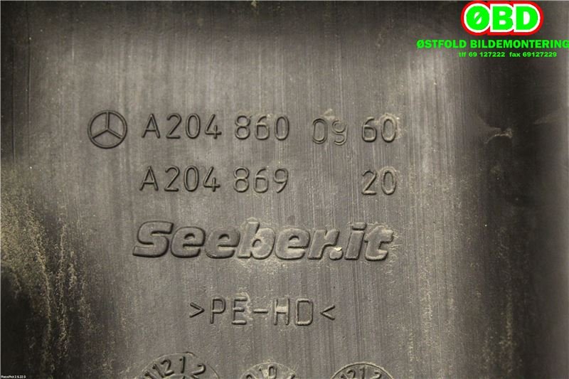 Spylertank til Mercedes E-Klasse 2009-2013 (Fase 1) (W212) (W212) (MERCEDES|A 204 869 02 00|)