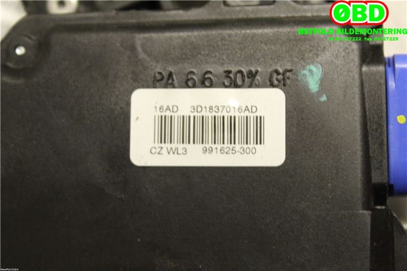 Låsekasse høyre foran til Porsche Cayenne 2007-2010 (Fase 2) (9PA) (9PA) (PORSCHE Cayenne V8 Turbo|955 531 016 02|955 531 016 08|3D1837016AD)