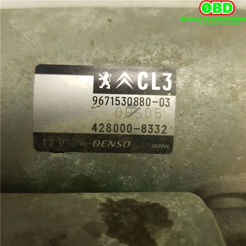 Starter til Citroën C3 2010-2016 (Type II)  (CITROEN|96 884 773 80||9671530880)