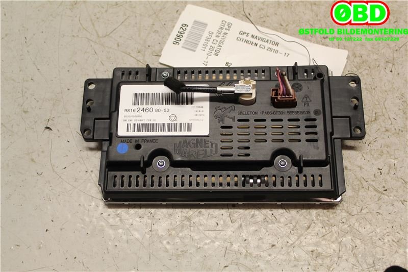 Instrument kjørecomputer til Citroën C3 2010-2016 (Type II) (CITROEN|9816246080|)