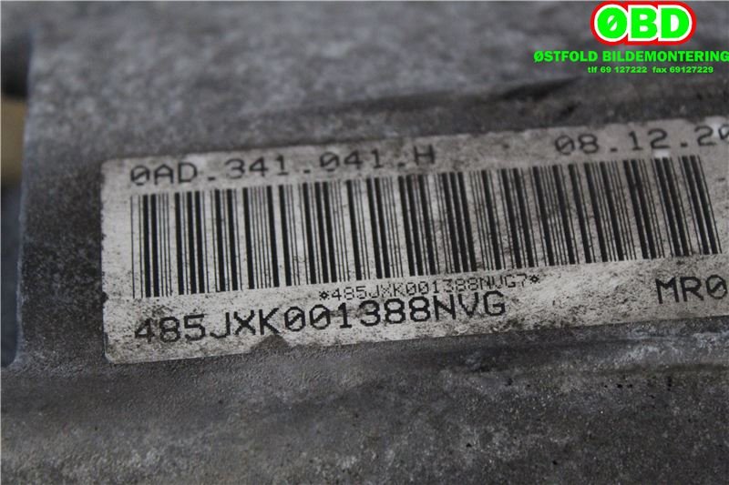 Girkasse 4WD fordelingskasse til Porsche Cayenne 2007-2010 (Fase 2) (9PA) (9PA) (PORSCHE Cayenne V8 Turbo|955 341 040 53|955 341 040 55|0AD341041H)