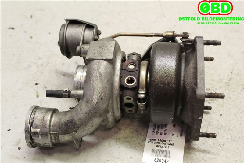 Turbo til Porsche Cayenne 2007-2010 (Fase 2) (9PA) (9PA) (PORSCHE Cayenne V8 Turbo|948 123 025 52|948 123 025 54|)