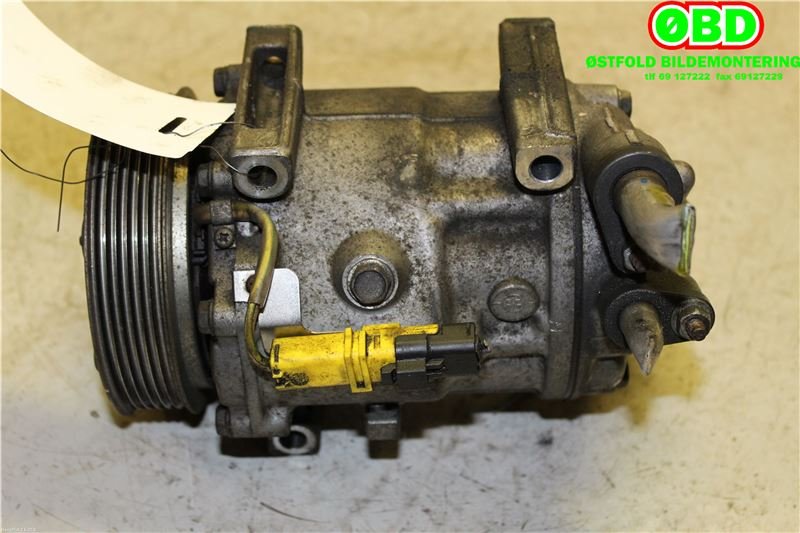 Aircondition kompressor til Citroën C5 2005-2008 (Type I, Fase 2)  (CITROEN|6453RG|9656572680)