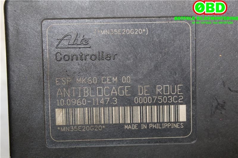 ABS sentral til Citroën C5 2005-2008 (Type I, Fase 2)  (CITROEN|4541G1|9657061080)