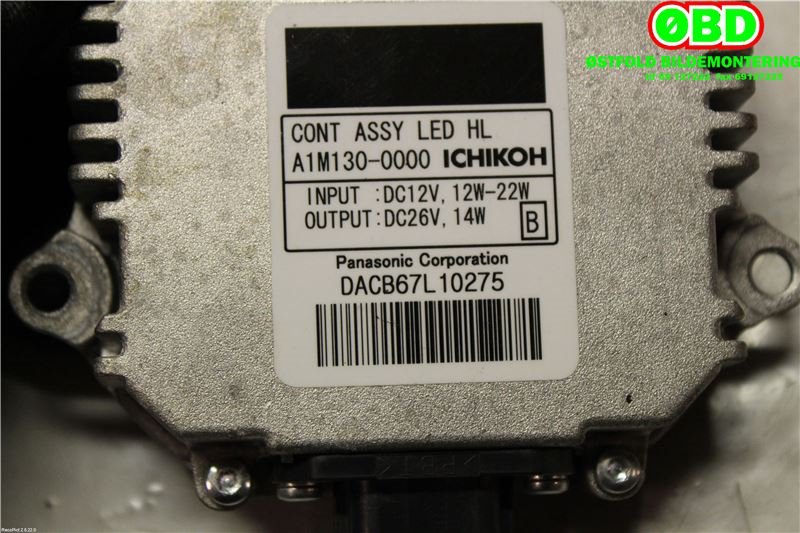 Styreenhet xenon/ballast til Nissan Leaf 2011-2017 (Type I)  (NISSAN|260553NK5A|A1M1300000)
