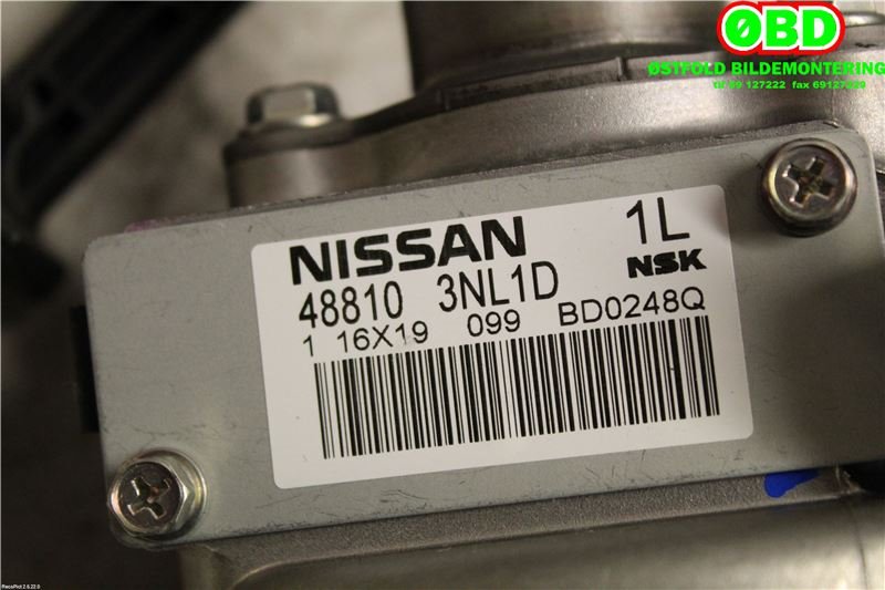 Rattaksel elektrisk servo til Nissan Leaf 2011-2017 (Type I)  (NISSAN|488113NL1D||488103NL1D)
