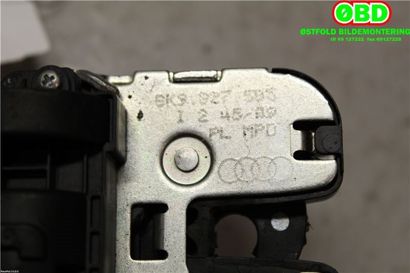Baklukelås til Audi A3 2009-2012 (Type II, Fase 2)  (AUDI|8K9 827 505|8R0 827 505 A|8R0827505)