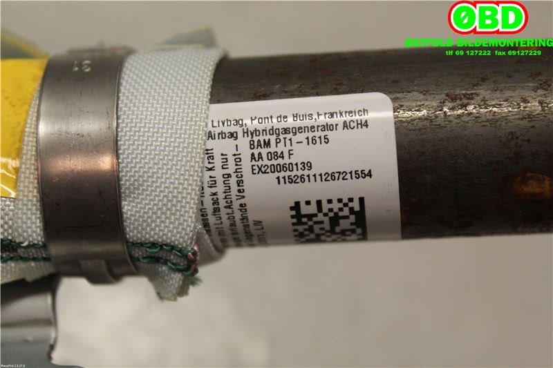 Airbag gardin venstre til Lexus CT 2010-2020 (LEXUS|6218076010|)