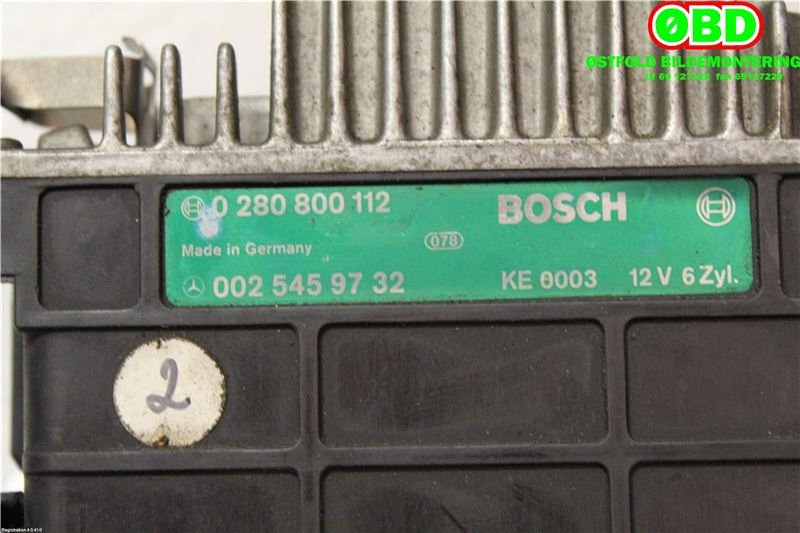 Styreenhet motor til Mercedes 124 1986-1995 (W124) (W124) (A 002 545 97 32|0280800112|0025459732)