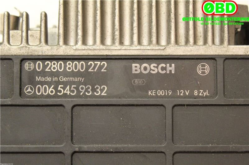 Styreenhet motor til Mercedes 280-560 1981-1991 (W126) (W126) (A 006 545 93 32|0280800272|0065459332)