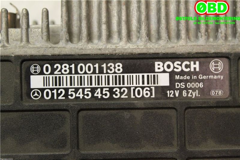 Styreenhet motor til Mercedes 124 1986-1995 (W124) (W124) (A 012 545 45 32|0281001138|0125454532)