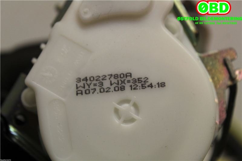 Airbag beltestrammer til Toyota Avensis 2003-2008 (Type II) (TOYOTA|7321005051C0|)