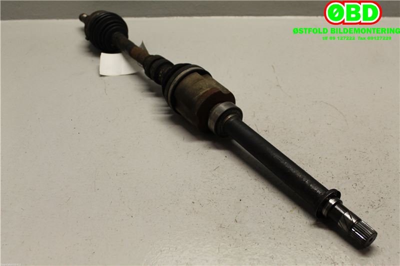 Drivaksel høyre foran til Nissan Qashqai 2007-2010 (Type I, Fase 1)  (NISSAN|39100BB32B|)