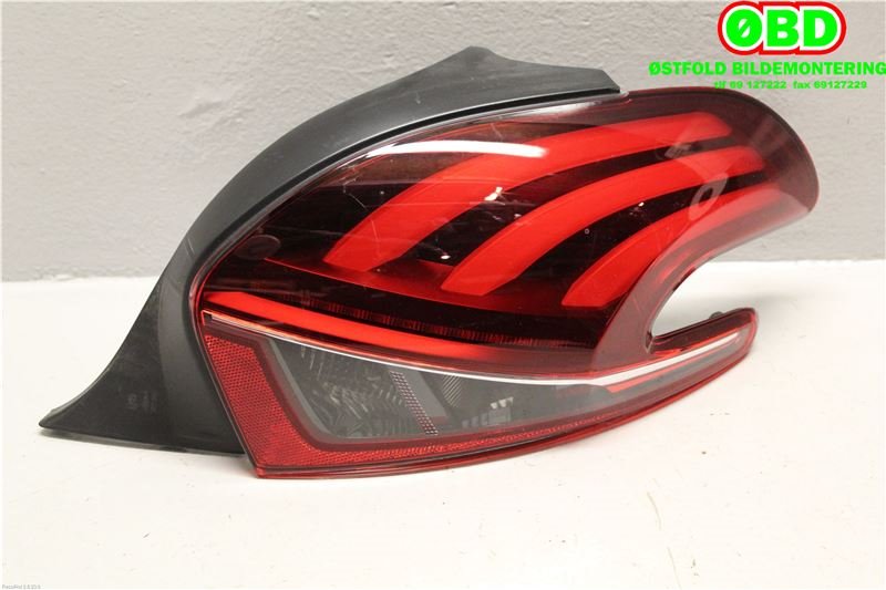 Baklykt høyre til Peugeot 208 2012-2019 (Type I)  (98 256 011 80|)