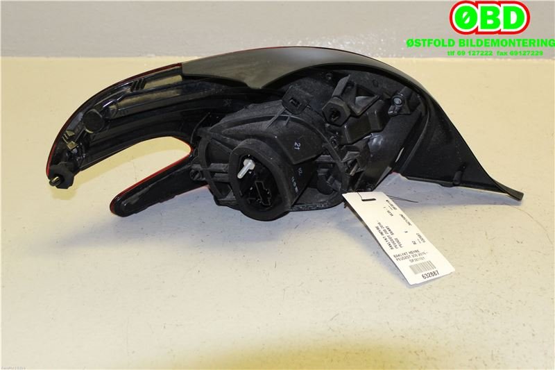 Baklykt høyre til Peugeot 208 2012-2019 (Type I)  (98 256 011 80|)