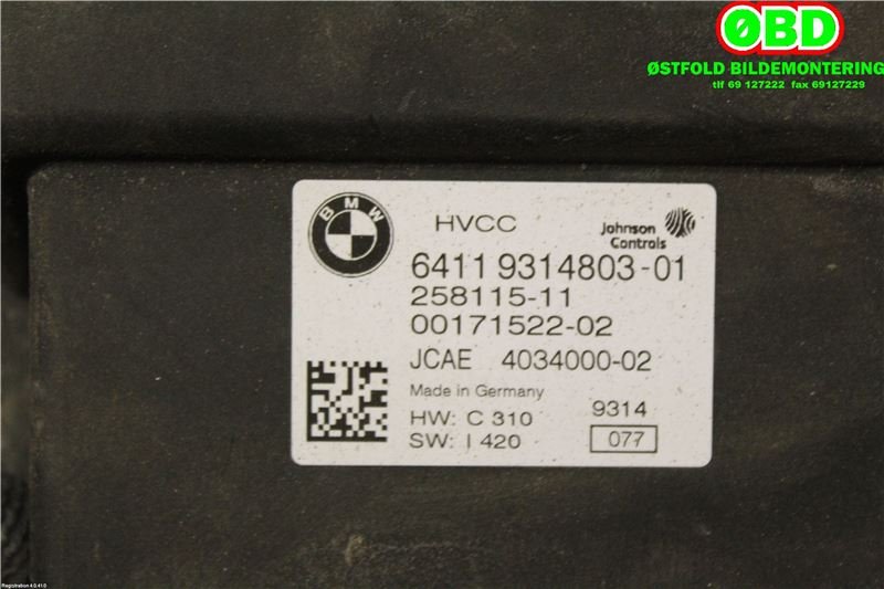 Styreenhet diverse til BMW i3 2013-2022  (BMW|64119314803|)