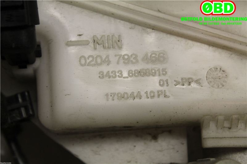 Bremsepumpe hoved til BMW i3 2013-2022  (BMW|34336858911|)