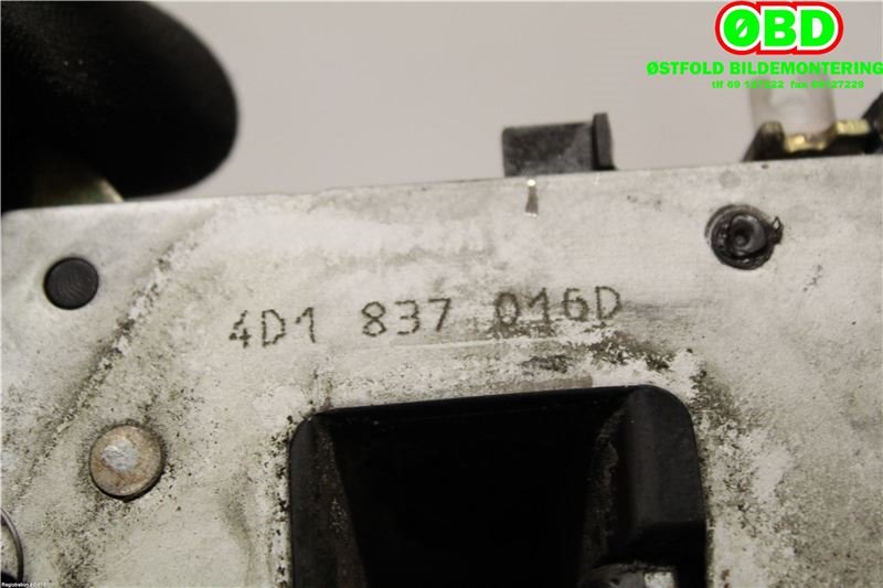 Låsekasse høyre foran til Audi A4 1999-2001 (Type I, Fase 2) (B5) (B5) (4D1 837 016 D||4D1837016D)