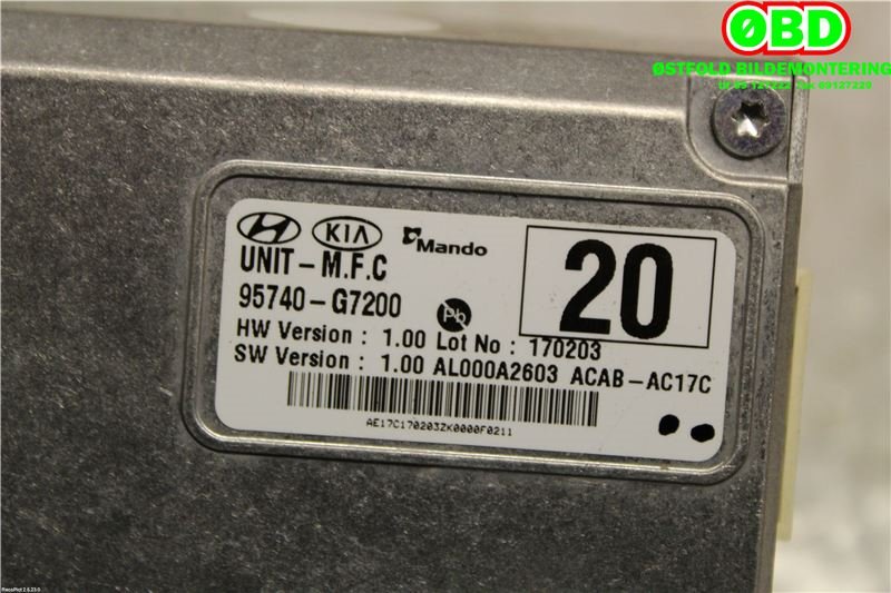 Sensor diverse til Hyundai Ioniq Electric 2016-2019 (Fase 1)  (95740G 7200||95740G7200)