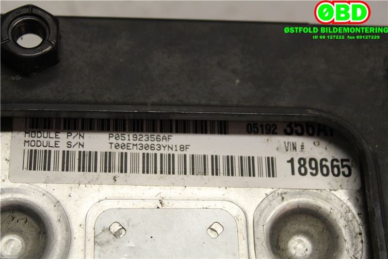 Styreenhet diverse til Fiat 500 2008-2020  (FIAT||68086287AE)