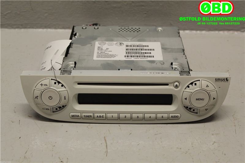 Bilstereo til Fiat 500 2008-2020 (FIAT||1RZ27LW9AI)