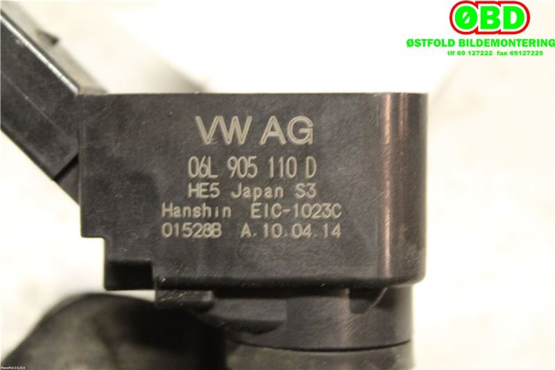 Coil elektronisk til Škoda Octavia 2013-2016 (Type III, Fase 1)  (SKODA|06L 905 110 D|06L 905 110 K|06L905110D)