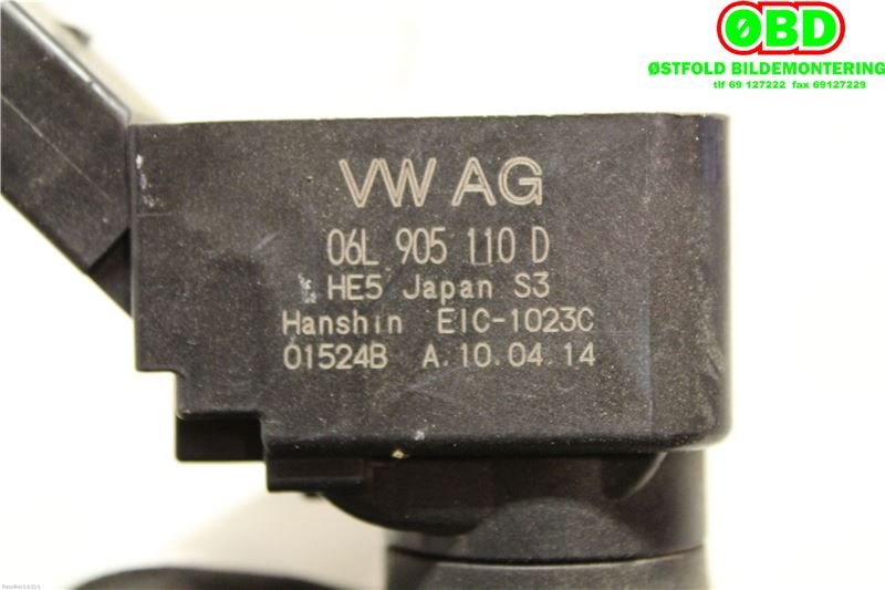 Coil elektronisk til Škoda Octavia 2013-2016 (Type III, Fase 1)  (SKODA|06L 905 110 D|06L 905 110 K|06L905110D)