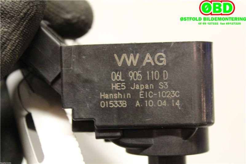 Coil elektronisk til Škoda Octavia 2013-2016 (Type III, Fase 1)  (SKODA|06L 905 110 D|06L 905 110 K|06L905110D)