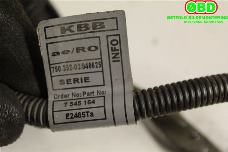 Ledningsnett til BMW 1-Serie 2004-2011 (E81/E82/E87/E88) (E81/E82/E87/E88) 