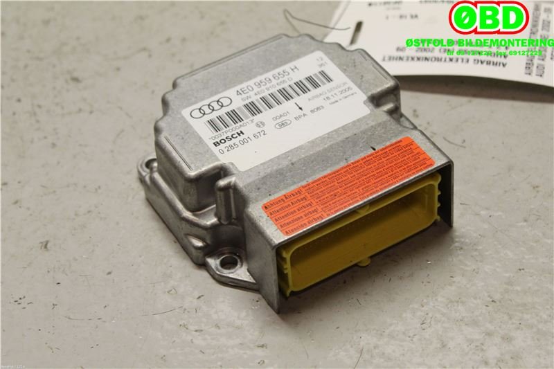 Airbag elektronikk til Audi A8 2003-2010 (Type II) (AUDI|4E0959655H|)