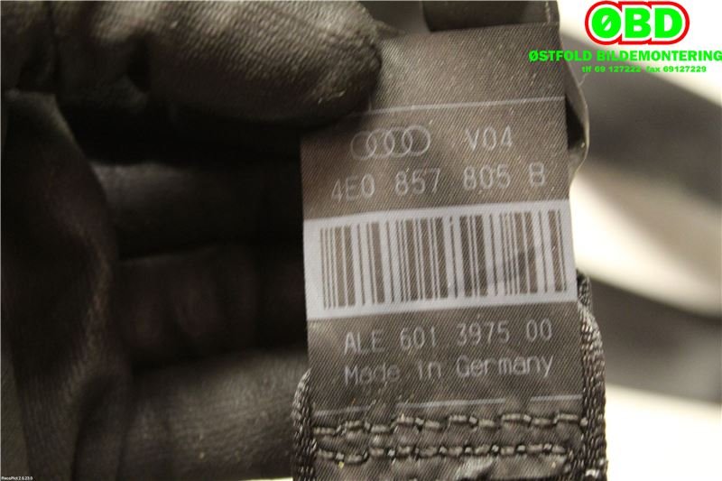 Airbag beltestrammer til Audi A8 2003-2010 (Type II) (AUDI|4E0 857 805 B||4E0857805B)