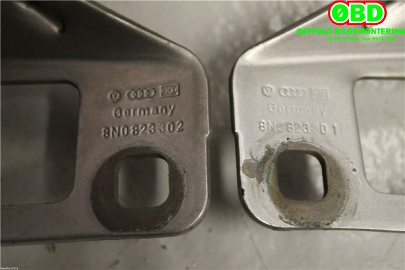 Panserhengsler til Audi TT 1998-2006 (Type I) (AUDI|8N0 823 302|8N0 823 301|)
