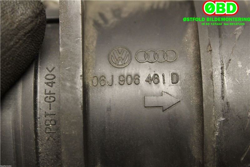 Luftmengde/luftmassemåler til Audi A4 2007-2014 (Type IV) (B8) (B8) (AUDI|06J 906 461 D||06J906461D)