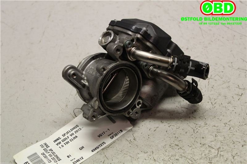 Spjeldhus til VW Golf VII 2012-2017 (Fase 1)  (VOLKSWAGEN|04L 128 063 P|04L 128 063 T|04L128063H)
