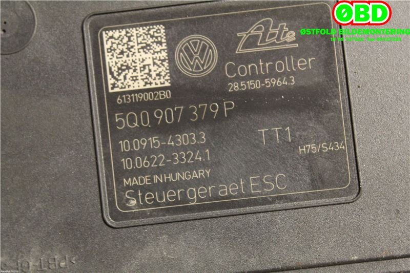 ABS sentral til VW Golf VII 2012-2017 (Fase 1) (VOLKSWAGEN|5Q0 614 517 CL||5Q0614517N)