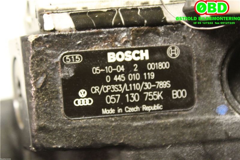Dieselpumpe til Audi A8 2003-2010 (Type II)  (AUDI|057 130 755 M||057130755K)
