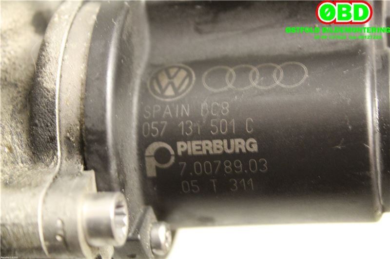 EGR-ventil til Audi A8 2003-2010 (Type II)  (AUDI|057 131 501 E|057 131 501 G|057131501C)