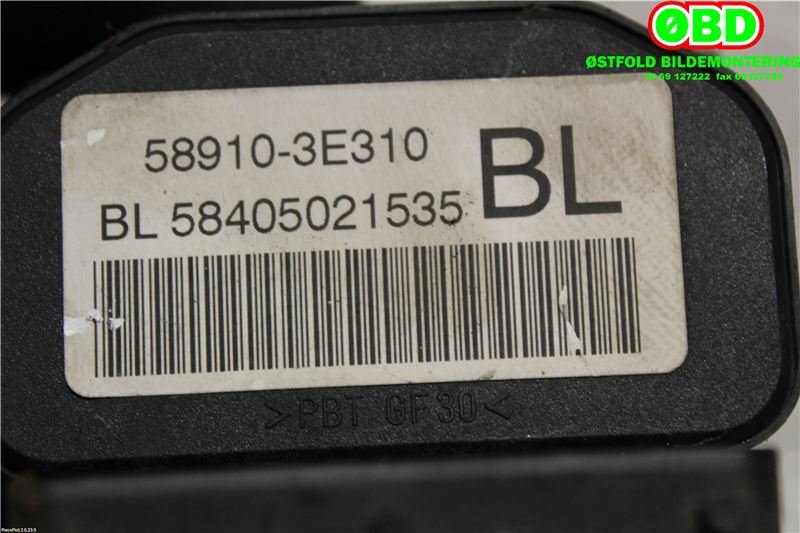 ABS sentral til Kia Sorento 2003-2009 Type I  (SORENTO 02
EURK3E002A|589103E310|0265216928)