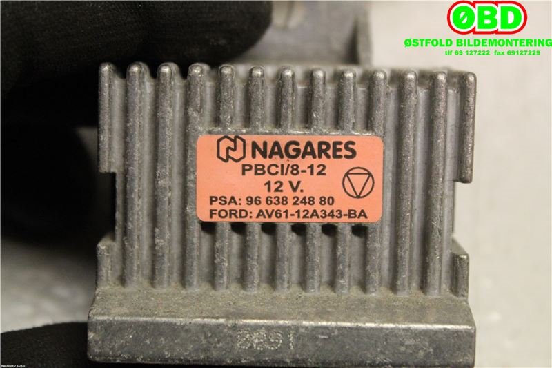Rele gløde til Jaguar XF 2008-2015 (X250) (X250) (JAGUAR|C2Z14310|CA11000|AV6112A343BA)
