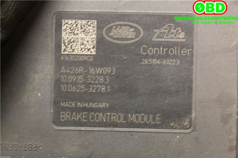 ABS sentral til Land Rover Discovery Sport 2015-2019 (Fase 1)  (LAND-ROVER|LR084560|LR122808|GJ322C405AF)