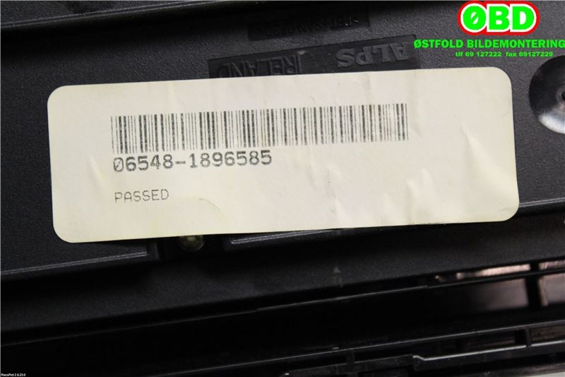 Varmeapparat betjening til Land Rover Discovery Sport 2015-2019 (Fase 1)  (LAND-ROVER|LR079453|LR094400|FK7214B596CJ)