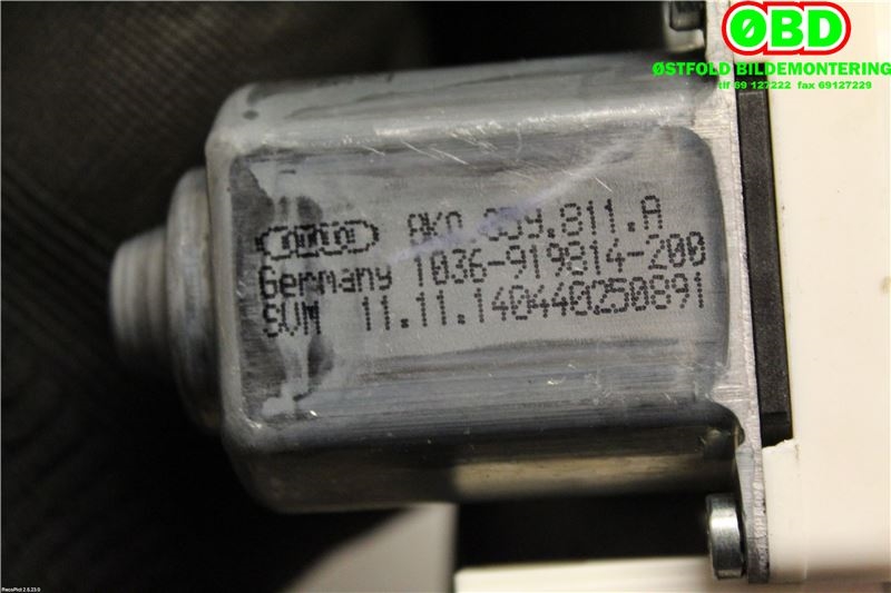 Ruteheis venstre bak til Audi A6 2014-2018 (Type IV, Fase 2) (C7) (C7) (AUDI|4G0 839 461|)