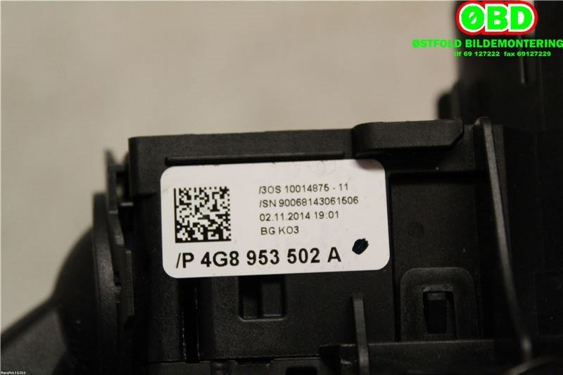 Bryter combi til Audi A6 2014-2018 (Type IV, Fase 2) (C7) (C7) (AUDI|4G8 953 502 A||4G8953502A)
