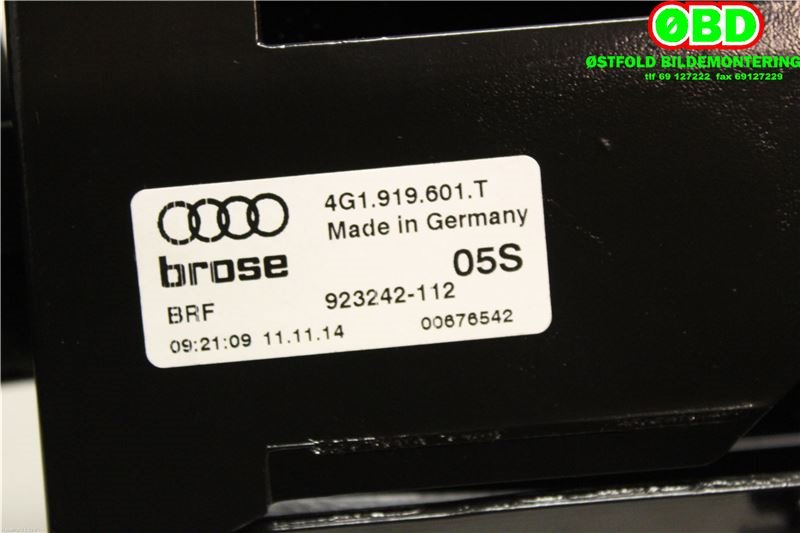 Instrument kjørecomputer til Audi A6 2014-2018 (Type IV, Fase 2) (C7) (C7) (AUDI|4G0 919 607 J||4G1919601T)