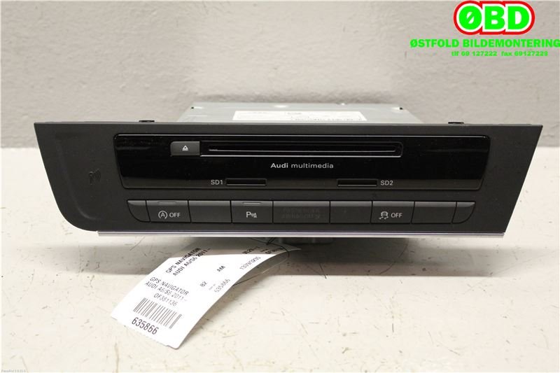 Bilstereo navigasjon til Audi A6 2014-2018 (Type IV, Fase 2) (C7) (C7) (AUDI|4G1 035 188 A||4G1035188A)