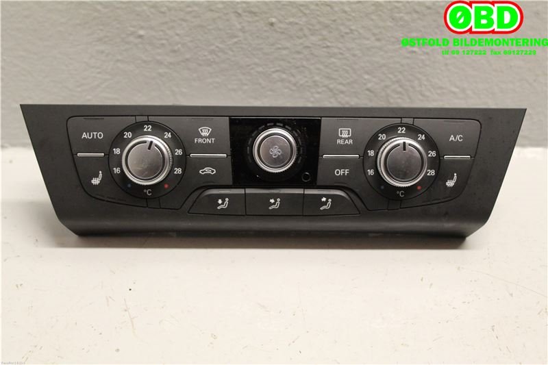 Varmeapparat betjening til Audi A6 2014-2018 (Type IV, Fase 2) (C7) (C7) (AUDI|4G0 820 043 CB||4G0820043BJ)