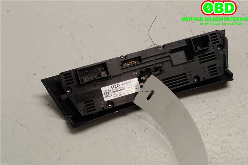 Varmeapparat betjening til Audi A6 2014-2018 (Type IV, Fase 2) (C7) (C7) (AUDI|4G0 820 043 CB||4G0820043BJ)