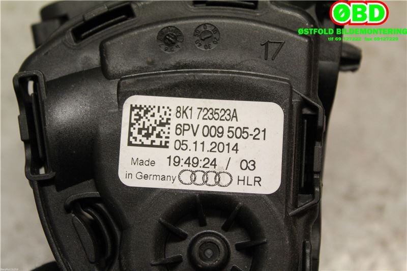 Pedal gass til Audi A6 2014-2018 (Type IV, Fase 2) (C7) (C7) (AUDI|8K1 723 523 A||8K1723523A)