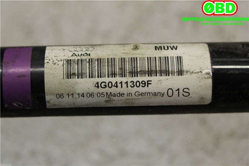 Stabilisatorstag foran til Audi A6 2014-2018 (Type IV, Fase 2) (C7) (C7) (AUDI|4G0 411 309 F||4G0411309F)